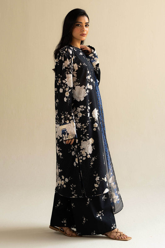 Coco By Zara Shahjahan Digital Printed Lawn Unstitched 3pcs - Jotey