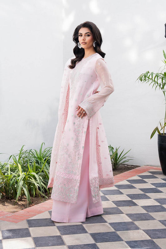 Tarz by Freesia Embroirdered Chiffon Unstitched 3 Piece - Jotey