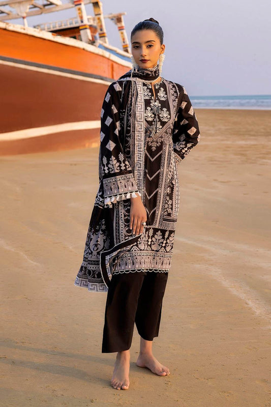 Gul Ahmed Printed Summer Lawn'25 Unstitched 3pcs - Jotey