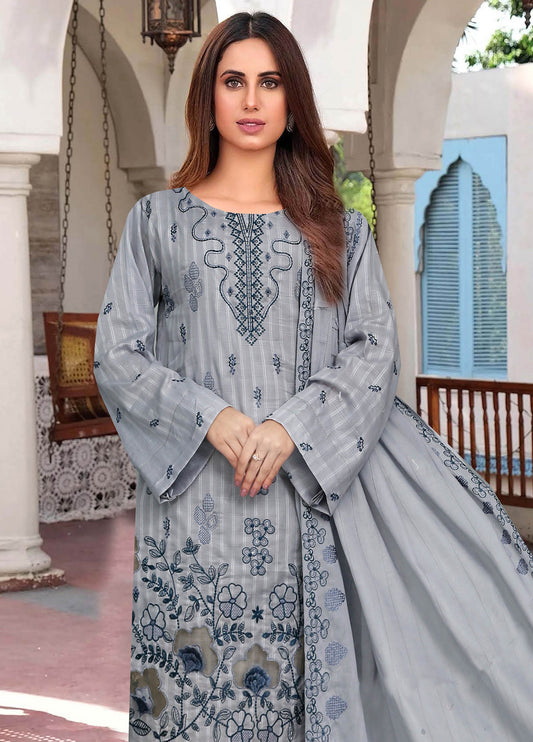 Singhar Vol-02 Embroidered Lawn Unstitched 3pcs