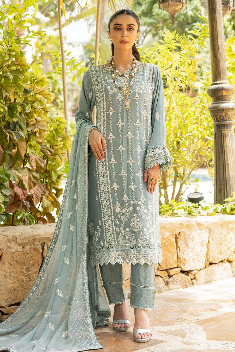 SOHA By Noori Stitched Chiffon Luxury 3pcs - Jotey