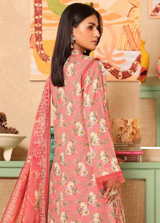 Aleeha by Johra Embroidered Chikankari + Printed Lawn Unstitched 3Pcs