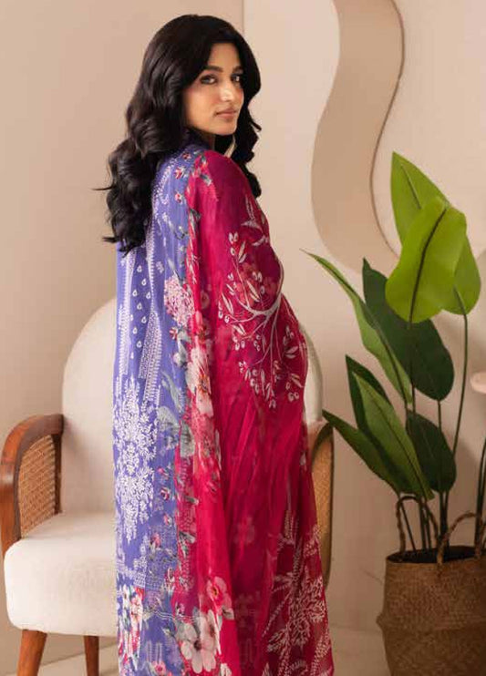 Nehal By Johra Embroidered Printed Lawn Unstitched 3Pcs