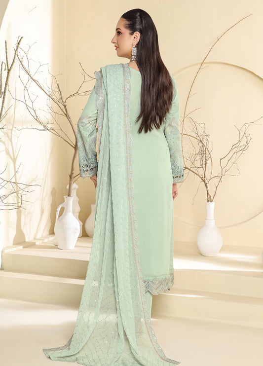 Raise By Bin Hameed Luxury Embroidered Chiffon Unstitched 3 Piece