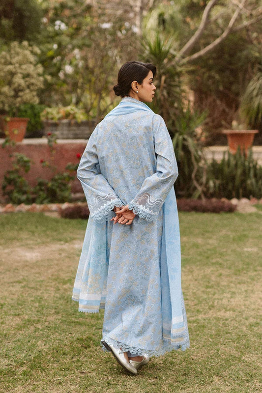 AYZEL Core Collection Embroidered Unstitched Lawn 3pcs - Jotey