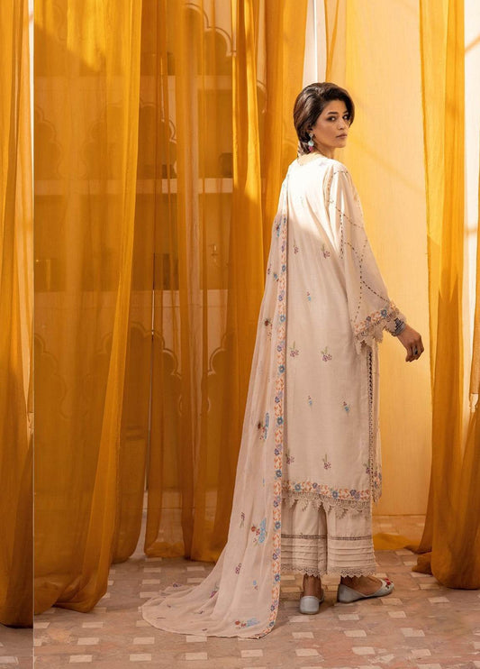 Gul-E-Bahaar By Khoobsurat Embroidered Lawn Unstitched 3pcs - Jotey