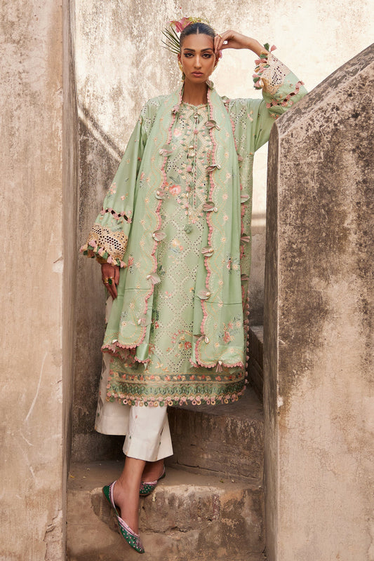 Elan Embroidered Lawn Unstitched 3pcs