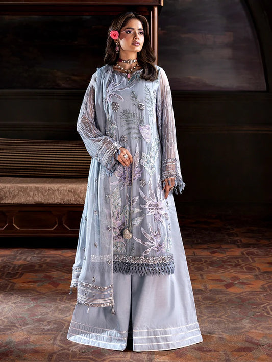 Zebtan Aura Vol-02 Embroidered Chiffon Unstitched 3pcs