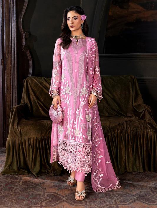 Zebtan Aura Vol-02 Embroidered Chiffon Unstitched 3pcs