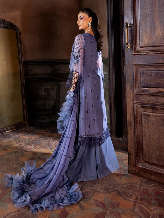 Zebtan Aura Vol-02 Embroidered Chiffon Unstitched 3pcs