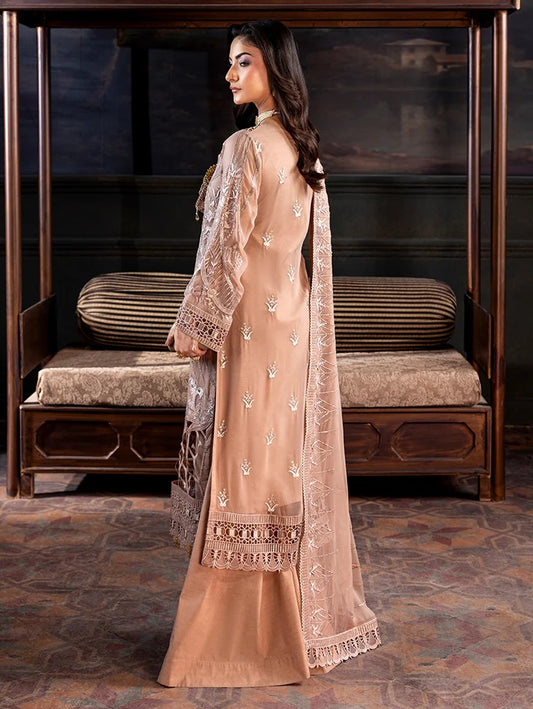 Zebtan Aura Vol-02 Embroidered Chiffon Unstitched 3pcs