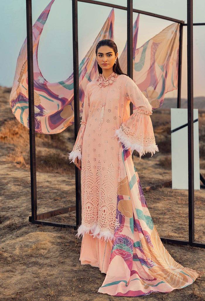 Adans Libas Unstitched 3 piece Printed Lawn