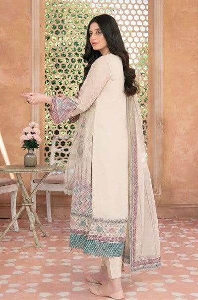 Aeris By Noors Luxury Semi Stitched 3Pcs - Jotey