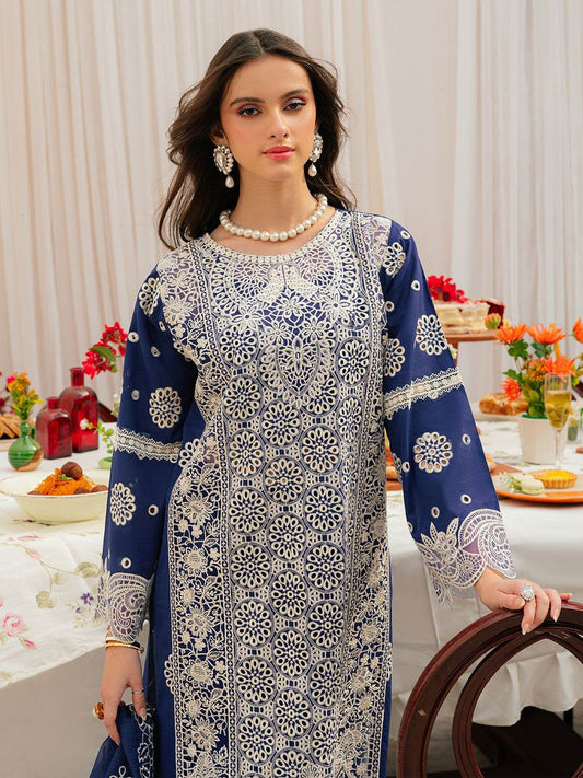 Allenura Laxury Lawn Unstitched 3pcs - Jotey