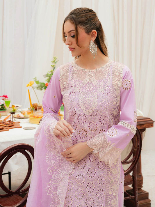 Allenura Laxury Lawn Unstitched 3pcs - Jotey