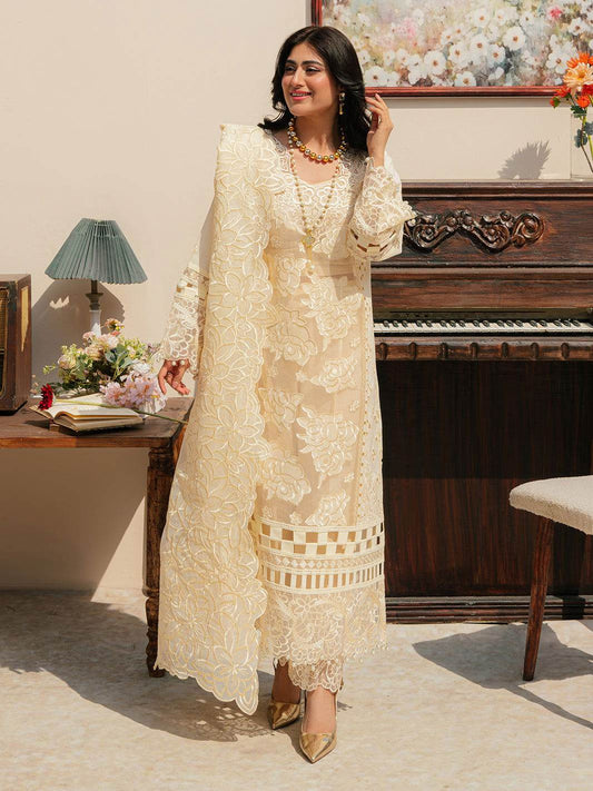 Allenura Laxury Lawn Unstitched 3pcs - Jotey