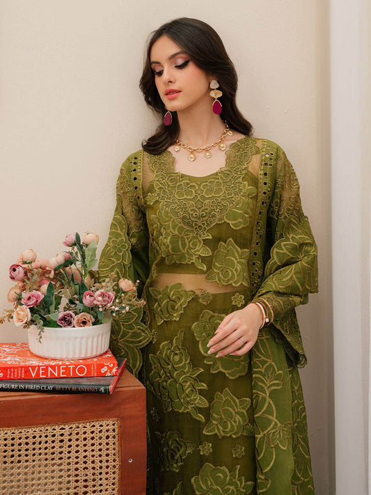 Allenura Laxury Lawn Unstitched 3pcs - Jotey
