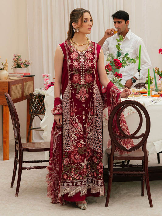 Allenura Laxury Lawn Unstitched 3pcs - Jotey