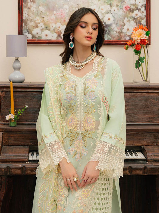 Allenura Laxury Lawn Unstitched 3pcs - Jotey