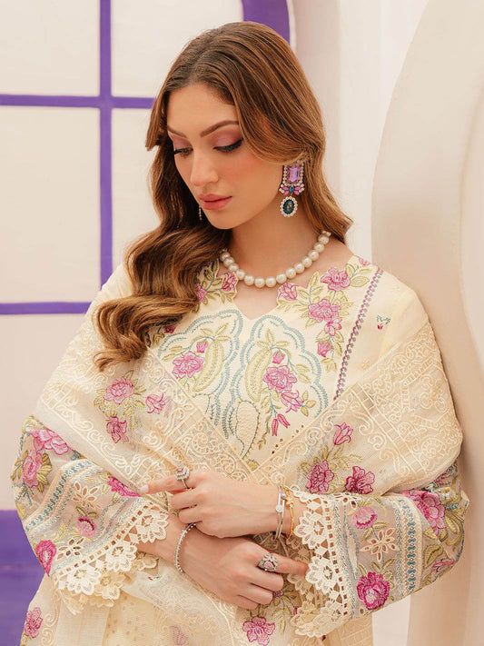 Allenura Laxury Lawn Unstitched 3pcs - Jotey