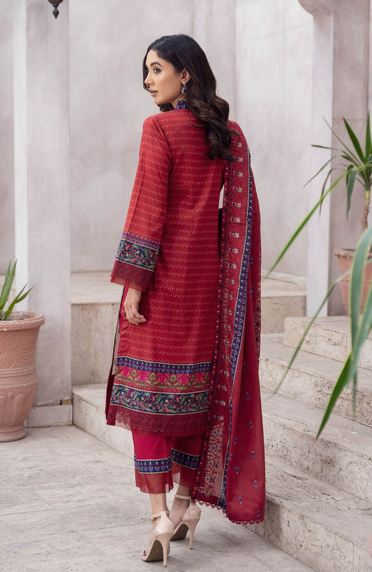 Alzohaib Cutwork Bliss Vol-3 Printed Lawn 3pcs - Jotey