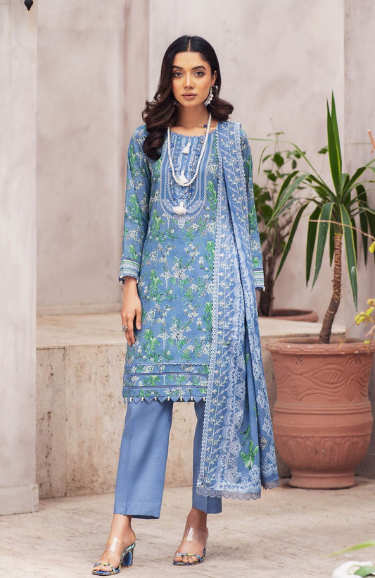 Alzohaib Cutwork Bliss Vol-3 Printed Lawn 3pcs - Jotey