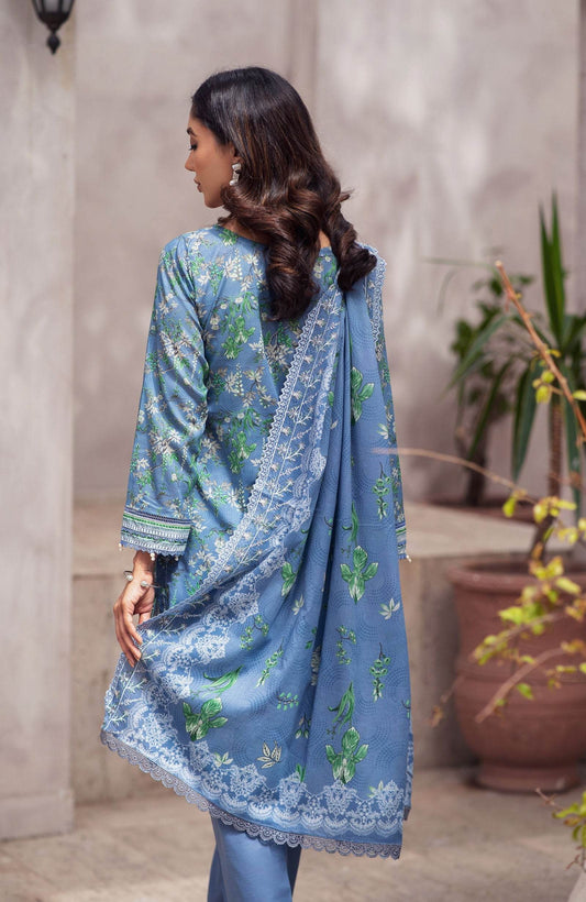 Alzohaib Cutwork Bliss Vol-3 Printed Lawn 3pcs - Jotey