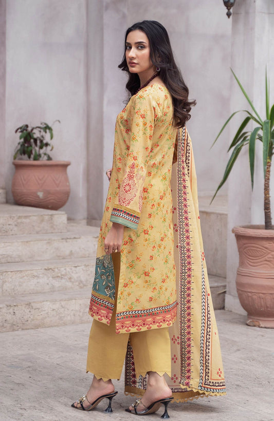 Alzohaib Cutwork Bliss Vol-3 Printed Lawn 3pcs - Jotey