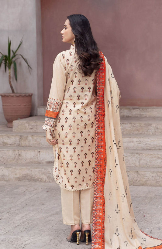 Alzohaib Cutwork Bliss Vol-3 Printed Lawn 3pcs - Jotey