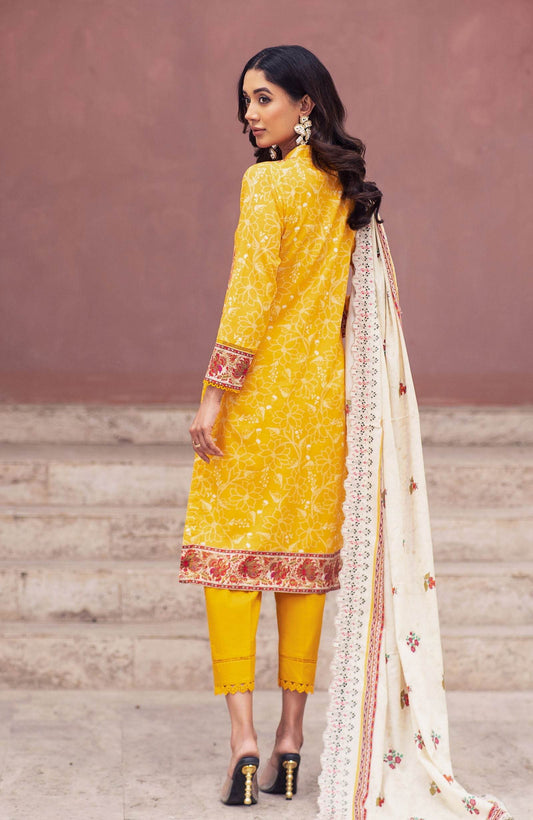 Alzohaib Cutwork Bliss Vol-3 Printed Lawn 3pcs - Jotey