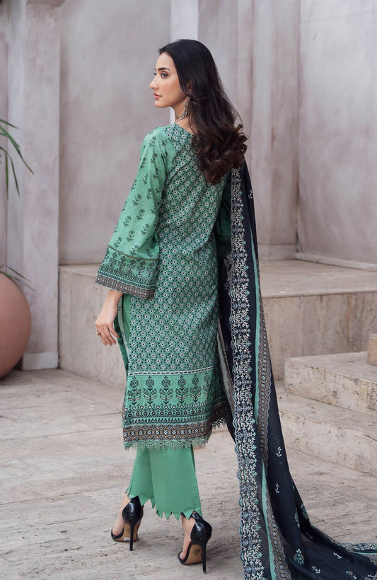 Alzohaib Cutwork Bliss Vol-3 Printed Lawn 3pcs - Jotey