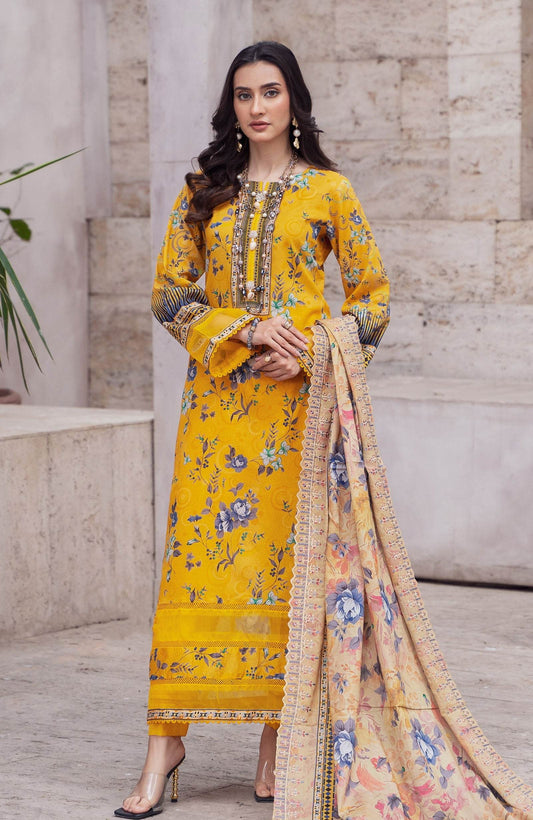 Alzohaib Cutwork Bliss Vol-3 Printed Lawn 3pcs - Jotey