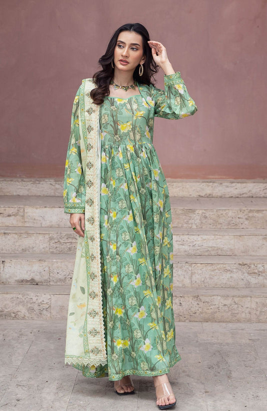 Alzohaib Cutwork Bliss Vol-3 Printed Lawn 3pcs - Jotey