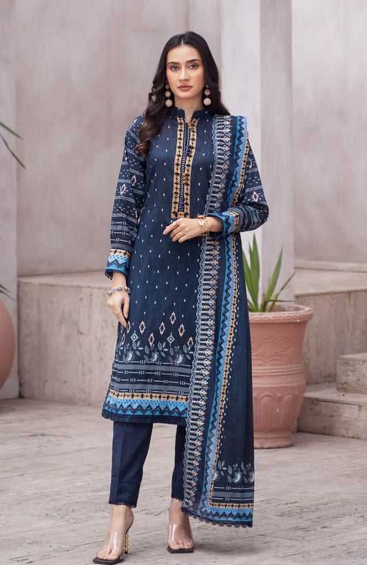 Alzohaib Cutwork Bliss Vol-3 Printed Lawn 3pcs - Jotey