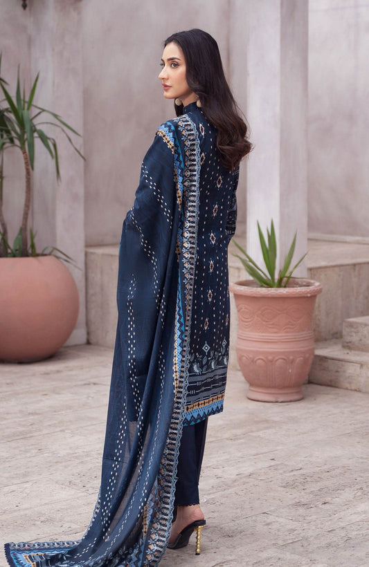 Alzohaib Cutwork Bliss Vol-3 Printed Lawn 3pcs - Jotey