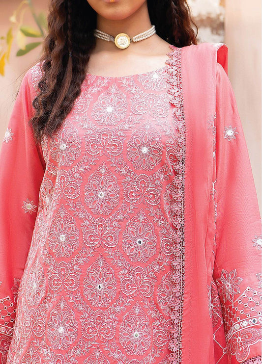 Anaya Hoor Festive Signature Embroidered Lawn 3pcs - Jotey