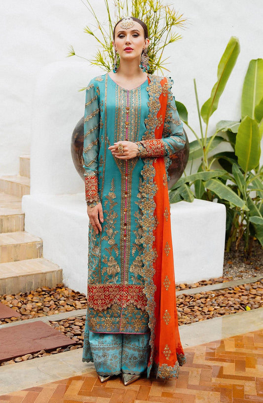 Freesia Luxury Formals Unstitched 3pcs - Jotey