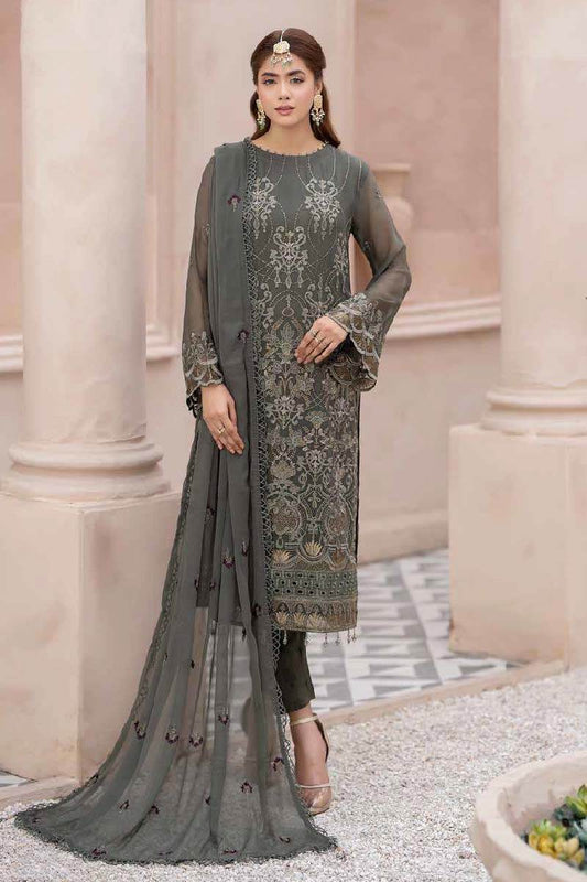 Maisa By Noors Semi Stitched Luxury 3pcs - Jotey