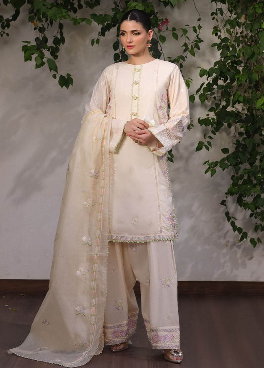 Sera by Sahne Embroidered Lawn 3pcs - Jotey