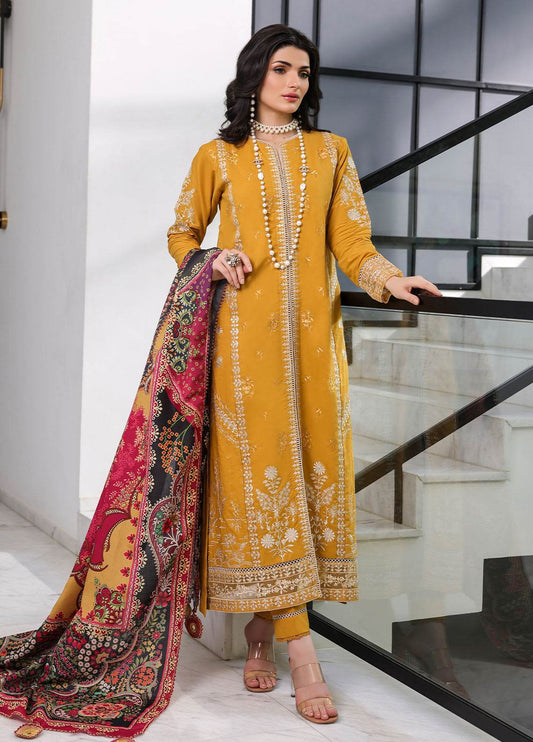 Sera by Sahne Embroidered Lawn 3pcs - Jotey