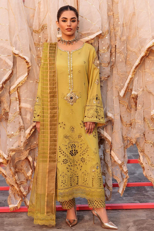 Charizma Eid Edit Vol-01 Embroidered Lawn 3pcs - Jotey