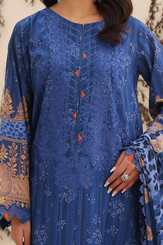 Charizma Naranji Embroidered Printed Lawn 3pcs - Jotey