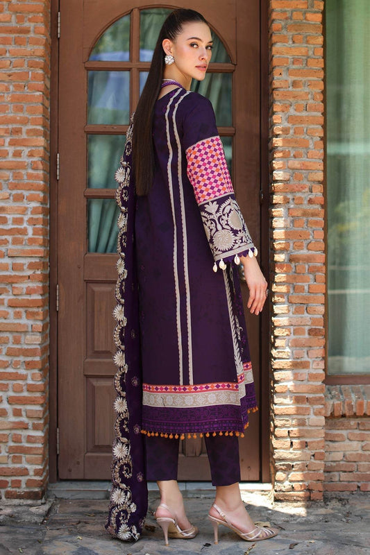 Charizma Print Melody Vol-4 Unstitched Lawn 3pcs - Jotey