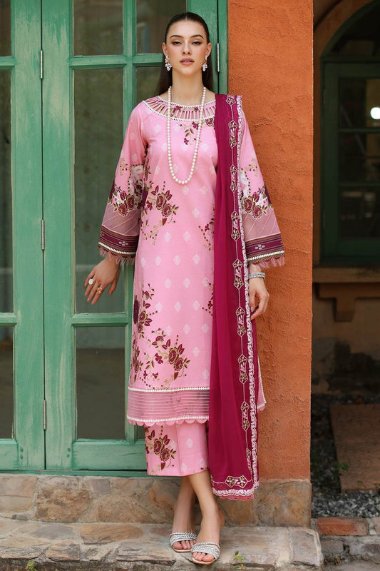 Charizma Print Melody Vol-4 Unstitched Lawn 3pcs - Jotey