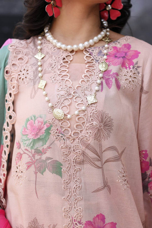 Charizma Rang E Bahar Embroidered Lawn 3pcs - Jotey