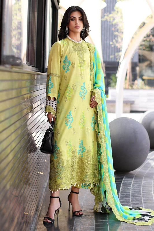Charizma Rang E Bahar Embroidered Lawn 3pcs - Jotey
