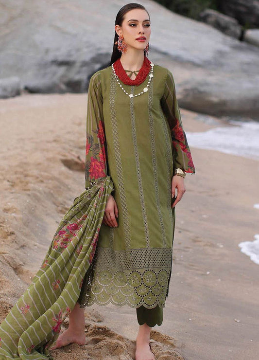 Charizma Swissmiss Emb Swiss Voil Unstitched 3pcs - Jotey