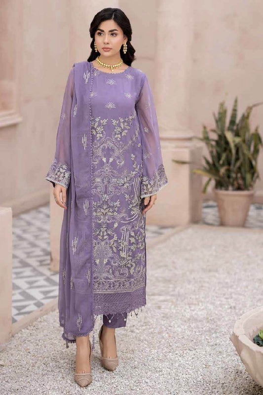 Maisa By Noors Semi Stitched Luxury 3pcs - Jotey