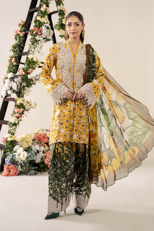 M. Prints By Maria B. Lawn Vol-26 Printed Unstitched 3pcs