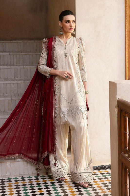 Maria B. Lawn Vol-25 Embroidered Unstitched 3pcs - Jotey